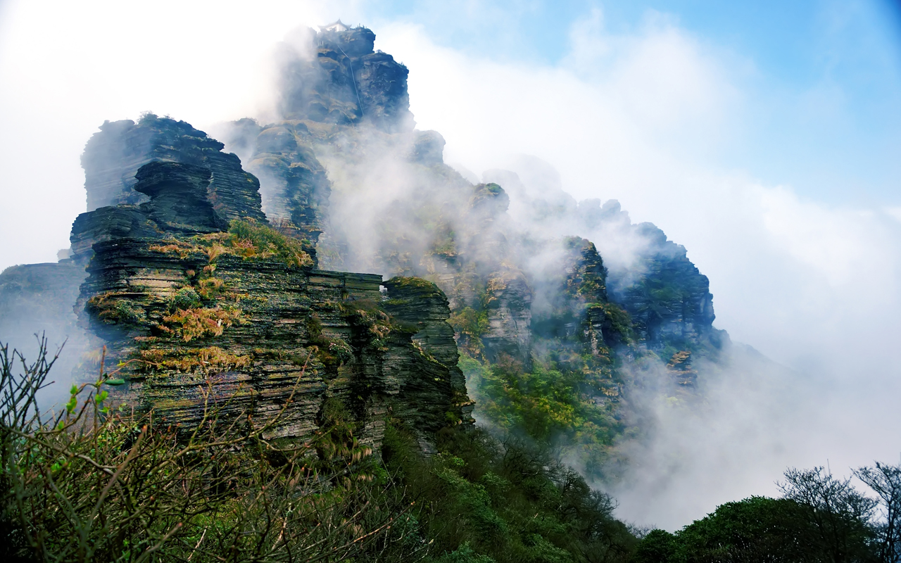 贵州苗王城,亚木沟,梵净山,朱砂,寨英,凯里古镇村落原始风光民俗摄影