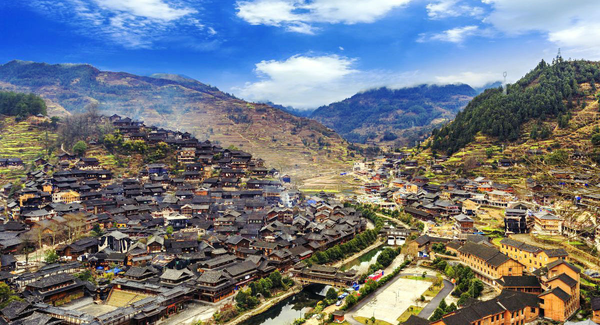 贵州苗王城,亚木沟,梵净山,朱砂,寨英,凯里古镇村.