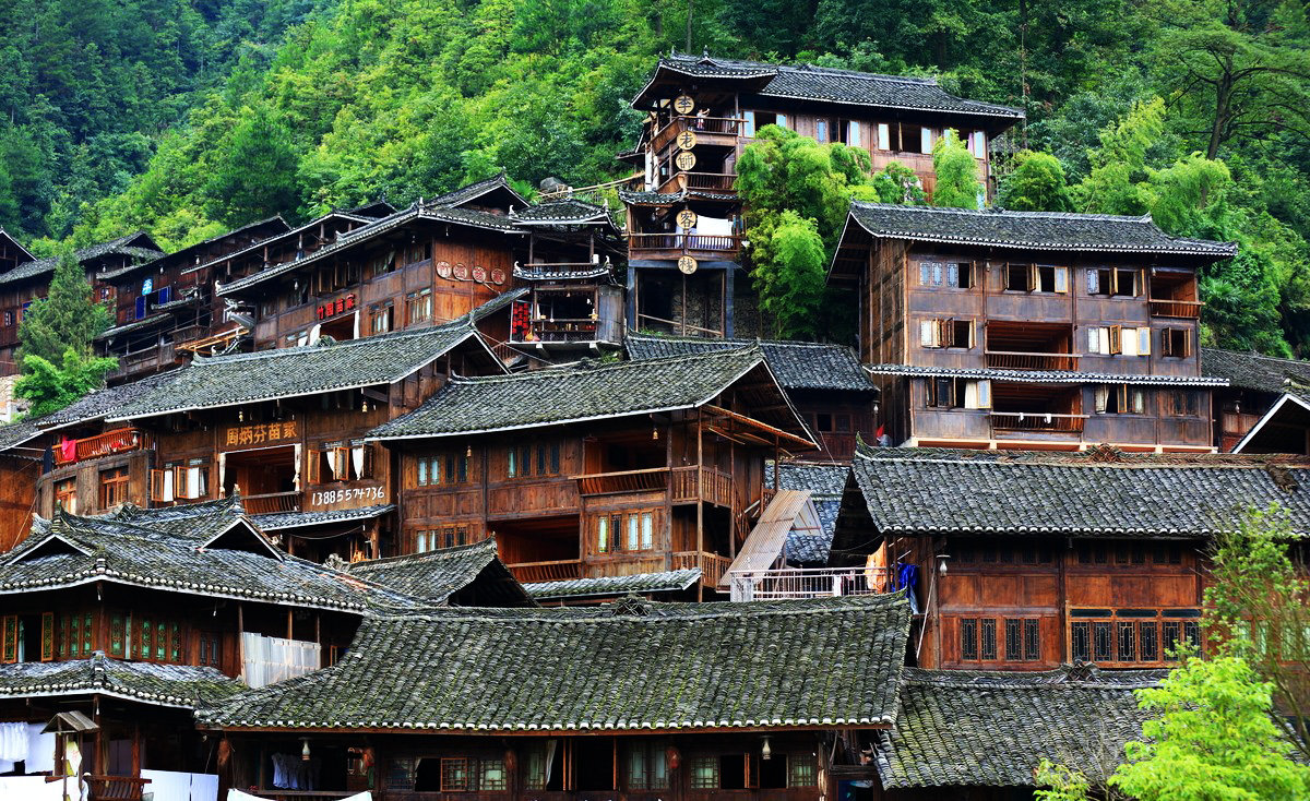 贵州苗王城,亚木沟,梵净山,朱砂,寨英,凯里古镇村落原始风光民俗摄影